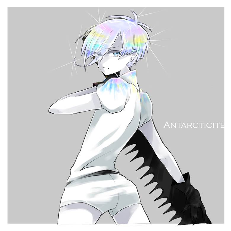 南极石u岛ウズラ的宝石之国插画图片