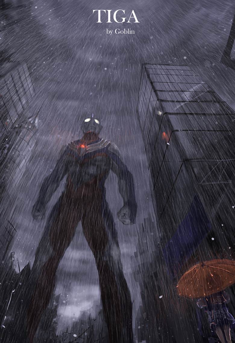 tiga2mrgoblin的下雨插画图片