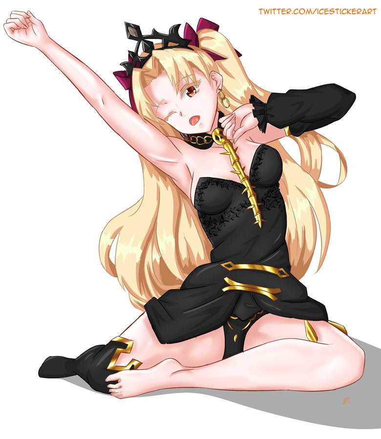 dailyereshkigal01icesticker的埃列什基伽勒fate插画图片
