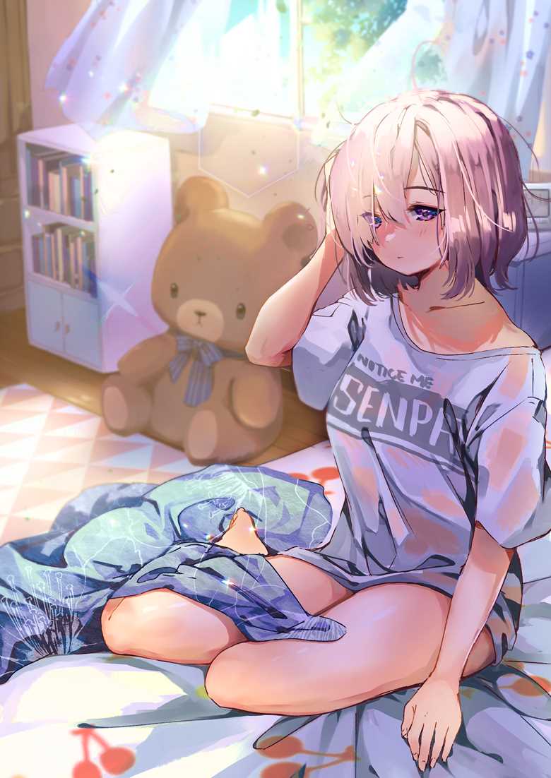 部屋着二次元少女pixiv插画图片