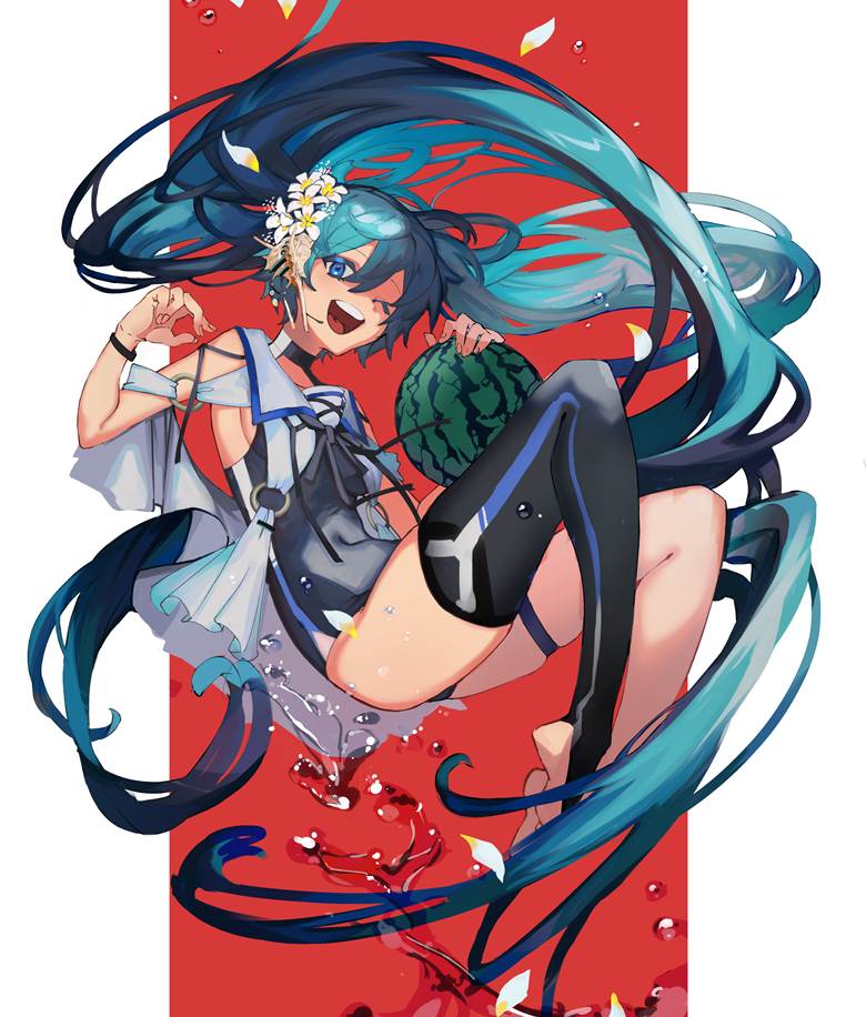 叶月的初音未来插画图片