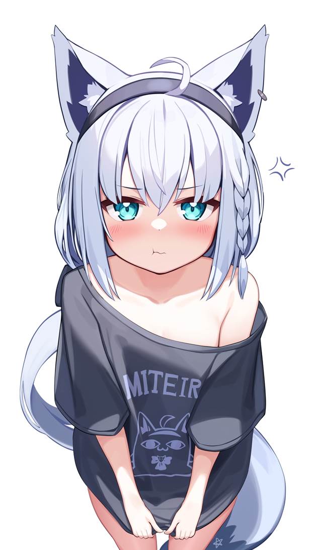 虚拟主播, Hololive, 白上吹雪, 白上吹雪同人, 萝莉, 兽耳, fox ears