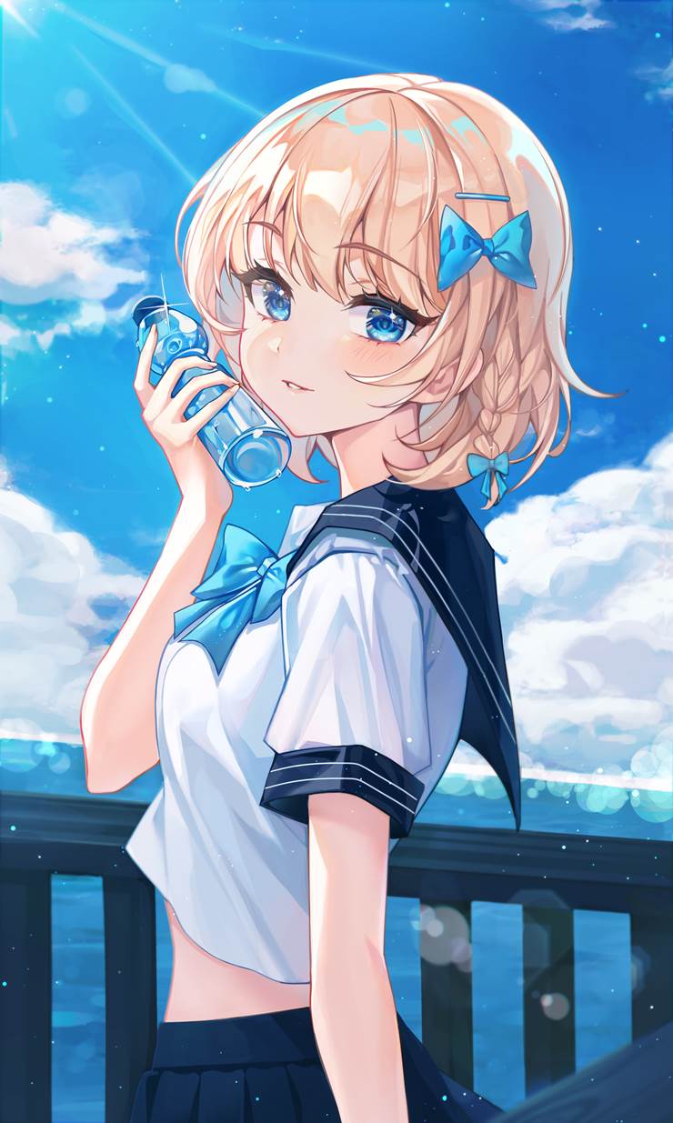 超多超甜的妹妹哦_P站画师WOONI作品集精选_ID52680842