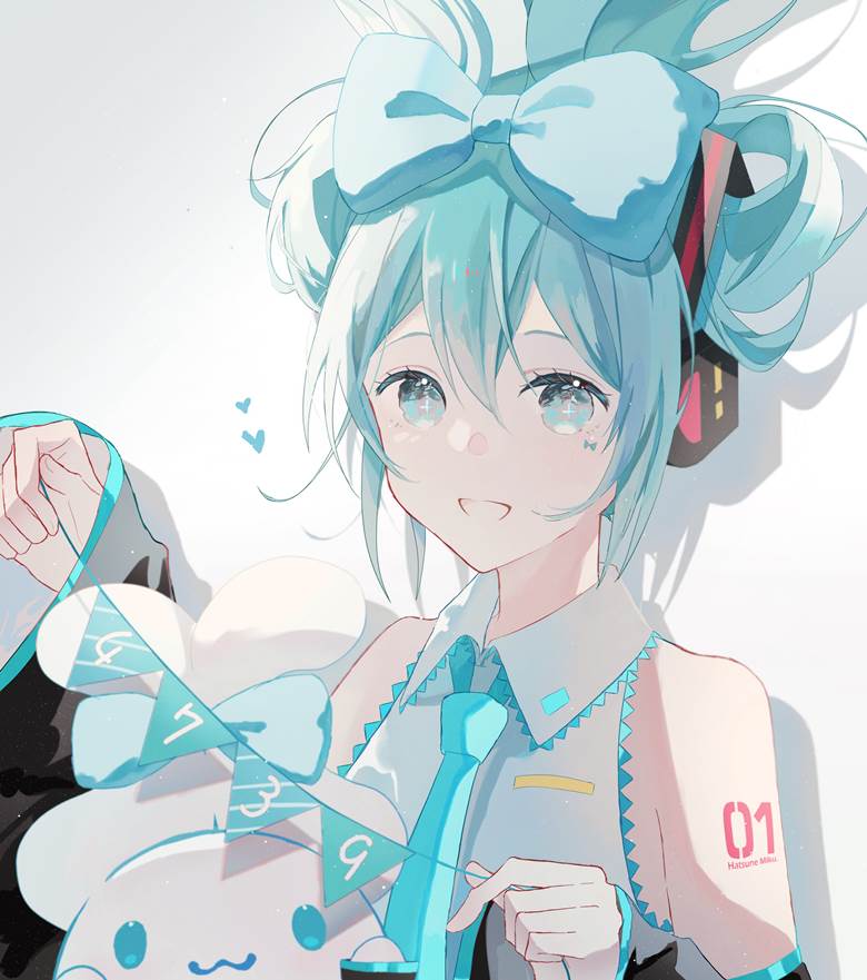 大耳狗,初音未来图片