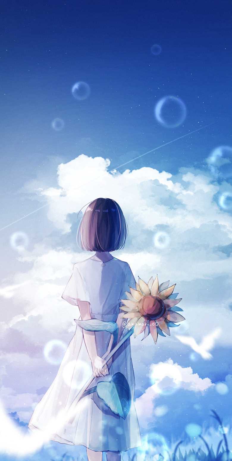 原创, background, 夏日天空