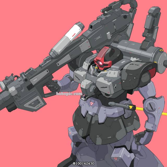一张动画,机械,gundam,高达绘画图片
