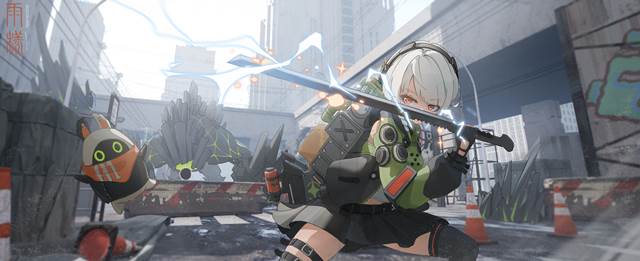 Zenless Zone Zero, illustration, girl, beautiful girl, illustration, scenery, backlighting, beautiful, Zenless Zone Zero 1000+ Bookmarks