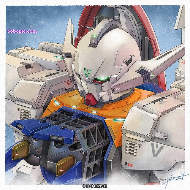 一张Procreate,高达,gundam,机动战士高达绘画图片