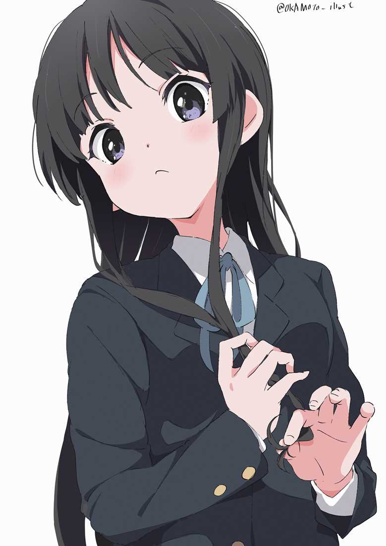 《轻音少女》贝斯手秋山澪pixiv同人插画图片