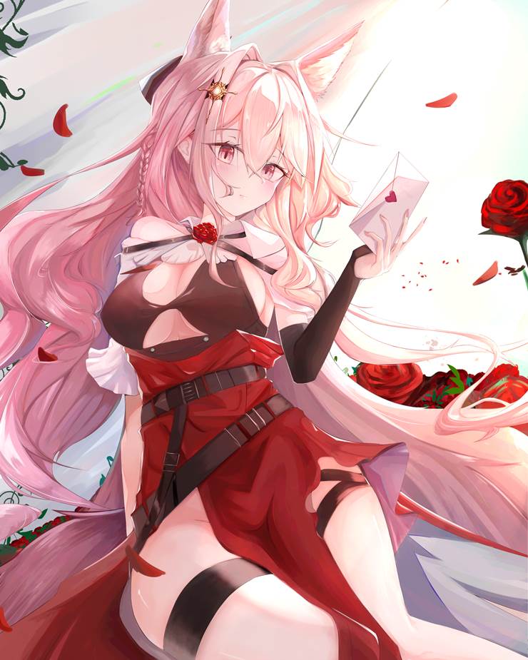 Arknights, Zhu Xian, young girl, 兽耳, 女孩子, groin, 鸿雪（明日方舟）