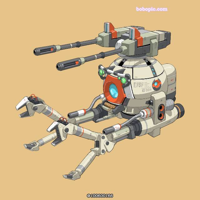 一张动画,机械,gundam,高达绘画图片