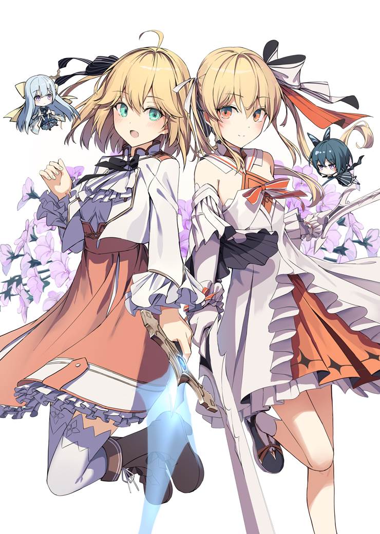 The Magical Revolution of the Reincarnated Princess and the Genius Young Lady, 轻小说, armed girls, 女孩子, 过膝袜, yuri, 艾妮丝菲亚·温·帕雷提亚