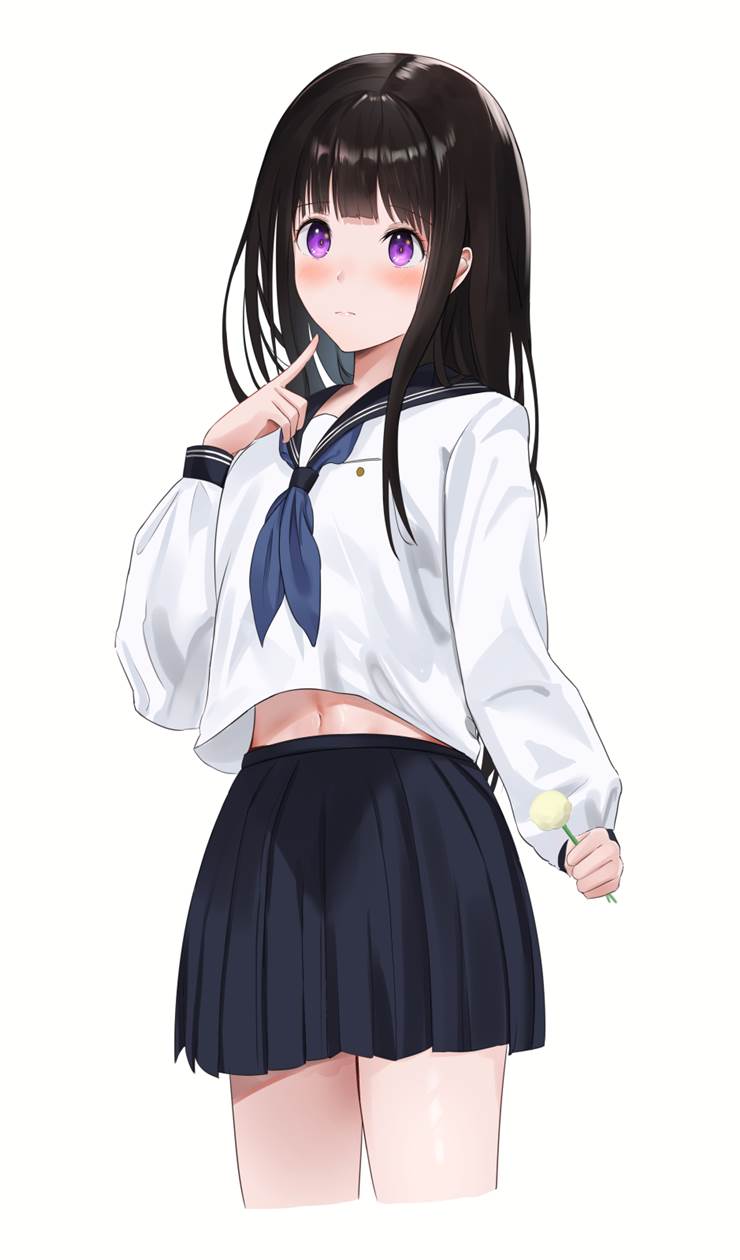 girl, young girl, hyouka, eru chitanda, sailor uniform