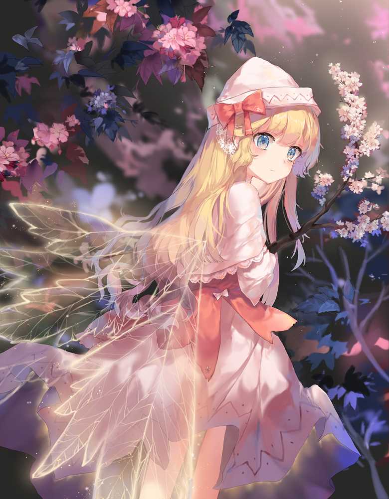 Touhou, Lily White, girl, Touhou Project 1000+ bookmarks