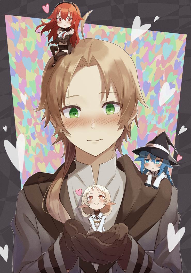 Mushoku Tensei, Rudeus Greyrat, 希露菲叶特, 洛琪希·米格路迪亚, 厄里斯, Eris Boreas Greyrat, Sylphy