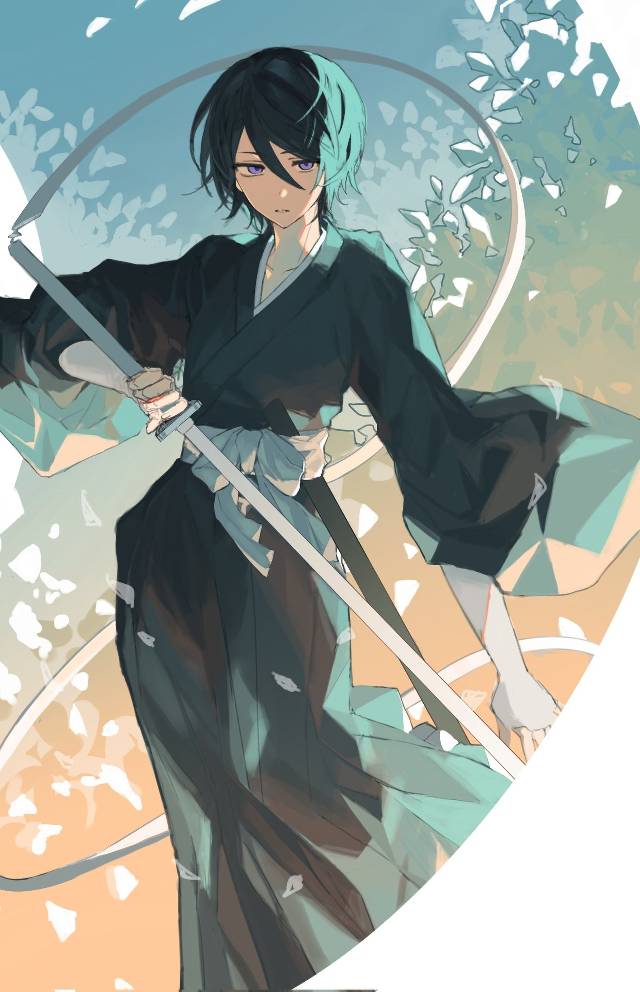 朽木露琪亚, 毒峰莉露卡, Sode no Shirayuki, 死神1000收藏, 刘海尾