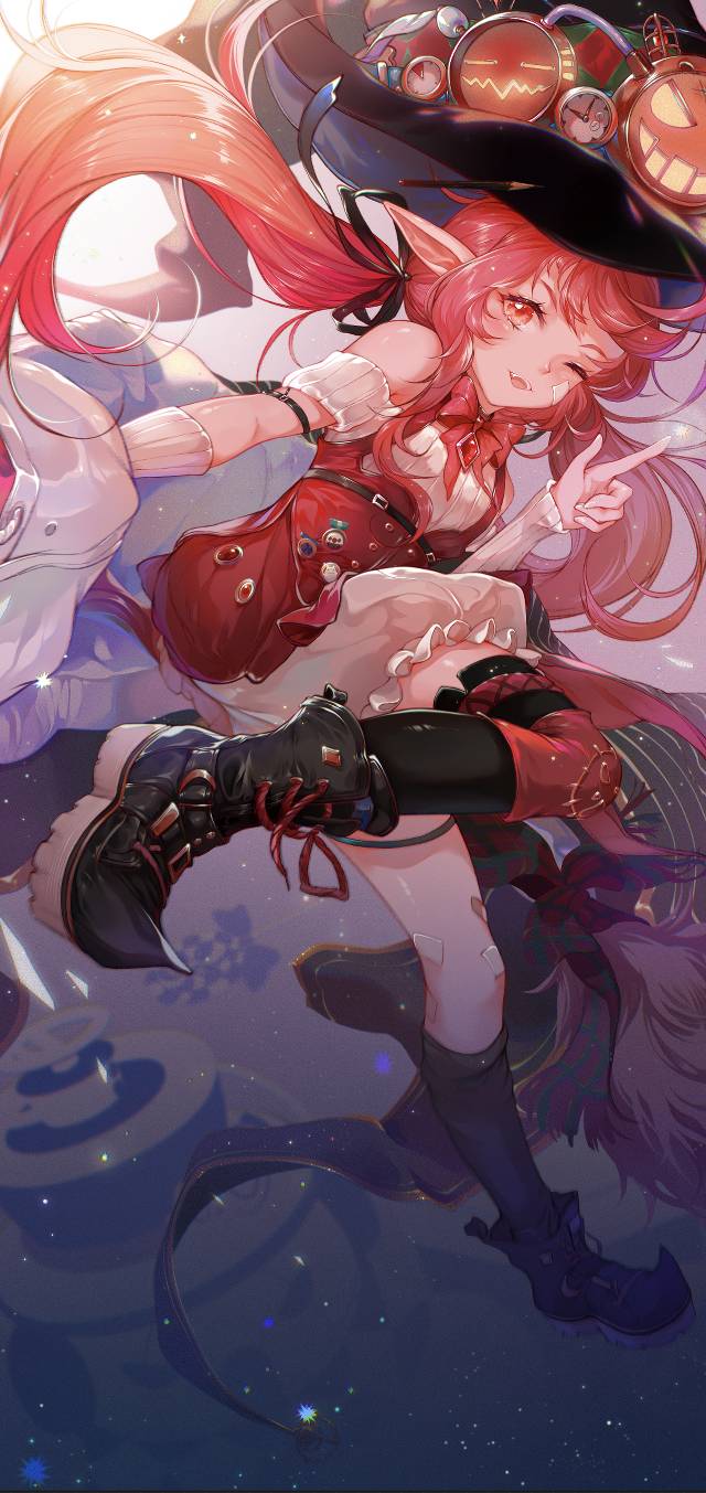 一张DungeonFighter,地下城与勇士,DNF,魔道学者,魔女绘画图片