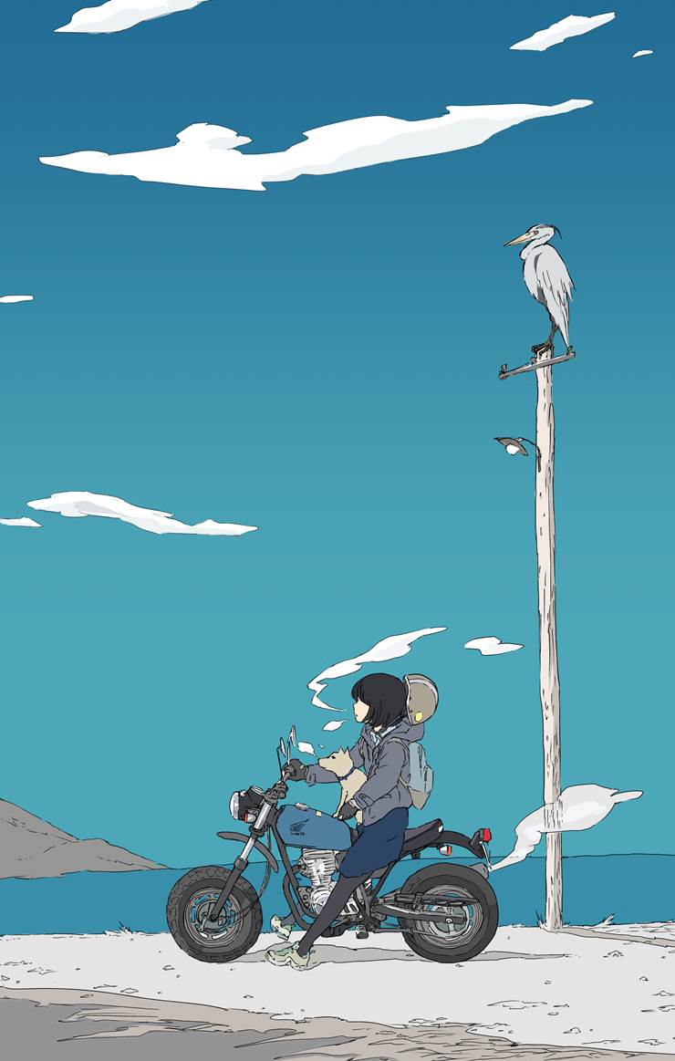 冬のノンフィクション_リファイン版|pixiv画师aoi的摩托车插画图片