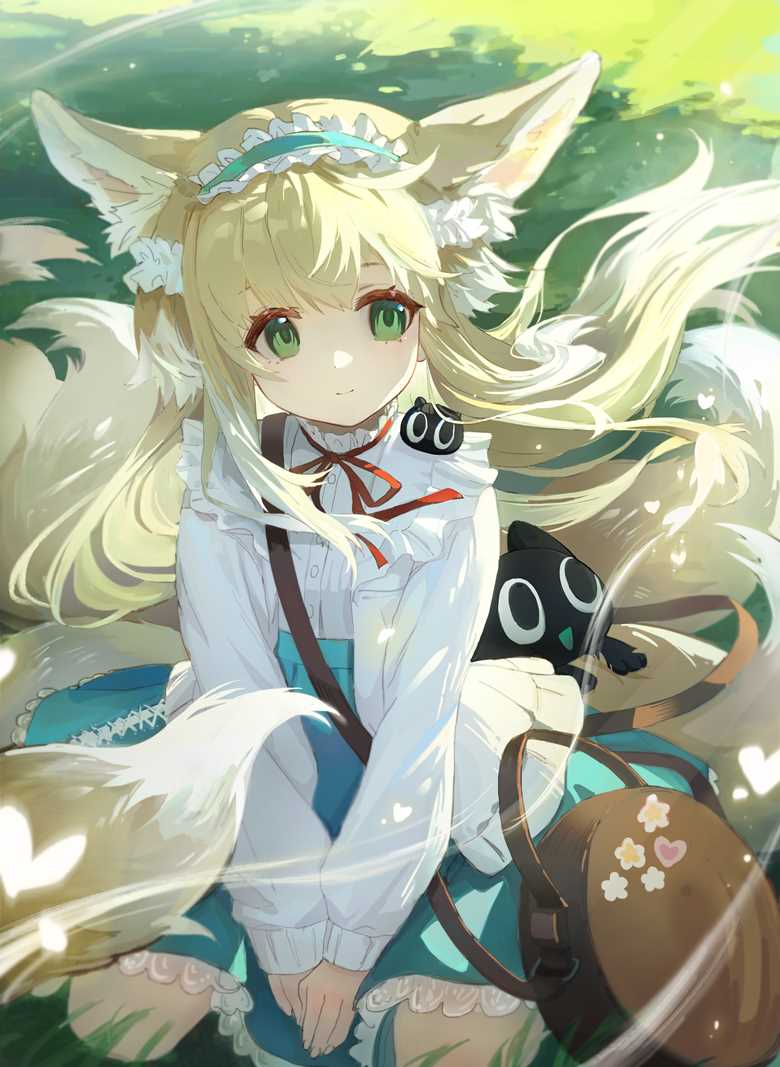 Arknights, Suzuran (Arknights), lily of the valley, Arknights, Highmore, Arknights 1000+ bookmarks, fox ears