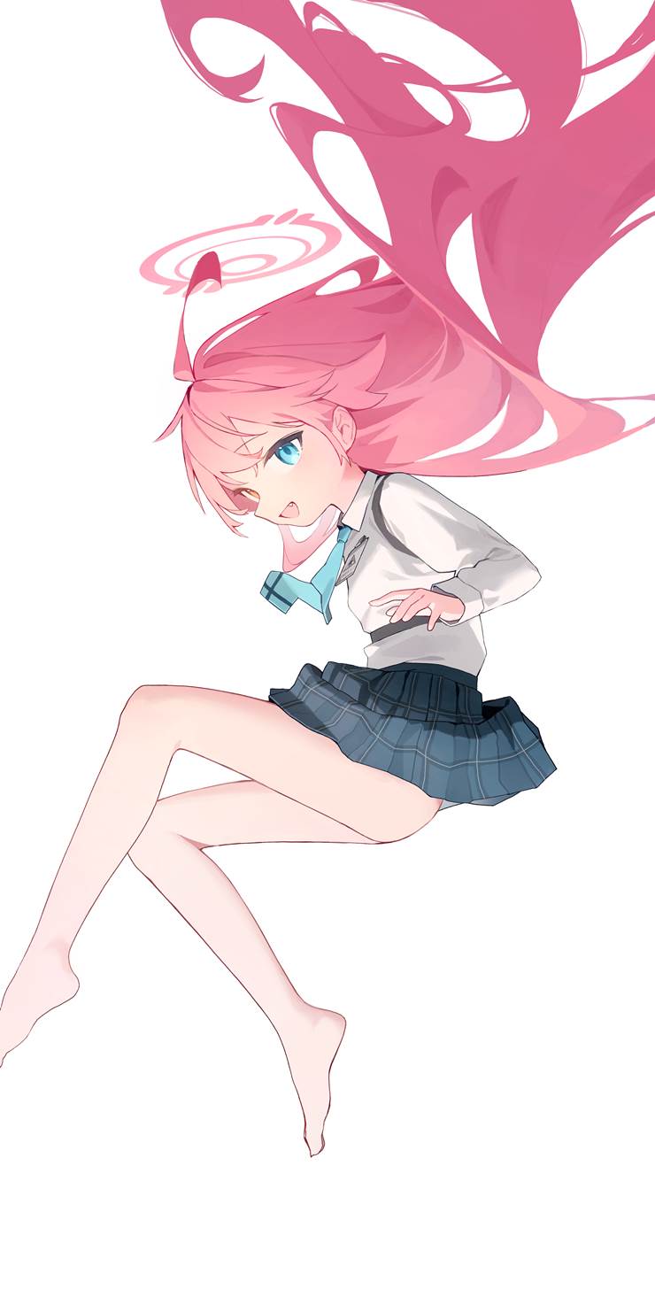 Blue Archive,Takanashi Hoshino,barefoot, - どりべ'illustration