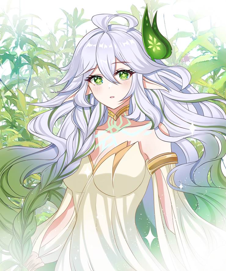 beautiful girl, White Hair, doujin, young girl, Genshin Impact, Nahida, Rukkhadevata, 大慈树王