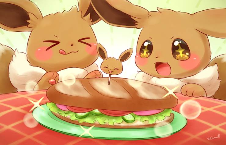 乐しいピクニック！|插画师椎み的户外野餐插画图片