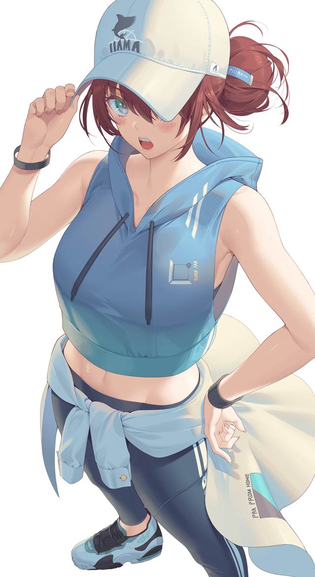 女孩子, sleeveless parka