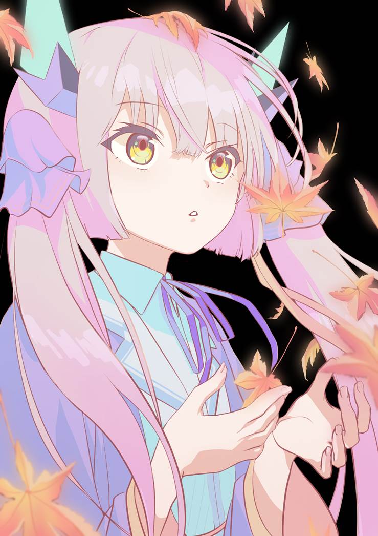 女孩子, Heaven Burns Red, HEAVEN BURNS RED, autumn, autumn leaves, Hisame Ogasahara