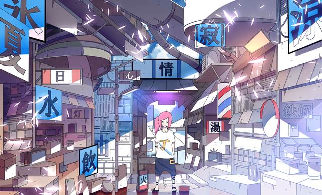 别样的风景投稿作品_P站画师六番作品分享