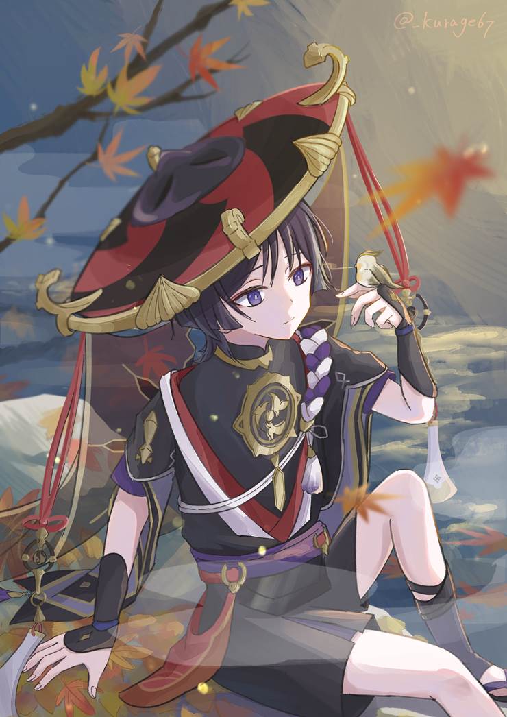 Genshin Impact, 散兵, Jäger, 「原神」插画比赛－第二弹：一叶知秋【2周年纪念】－（二次创作部门）