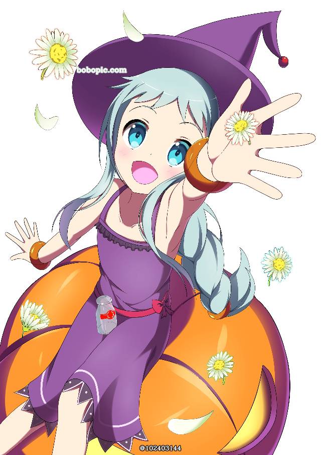 万圣节,万圣节2021,我们仍未知道那天所看见的花的名字,绘描きさんと繋がりたい,面码图片