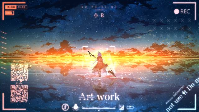 风景, background, sky, 云, landscape painting, sunset, reflection pool