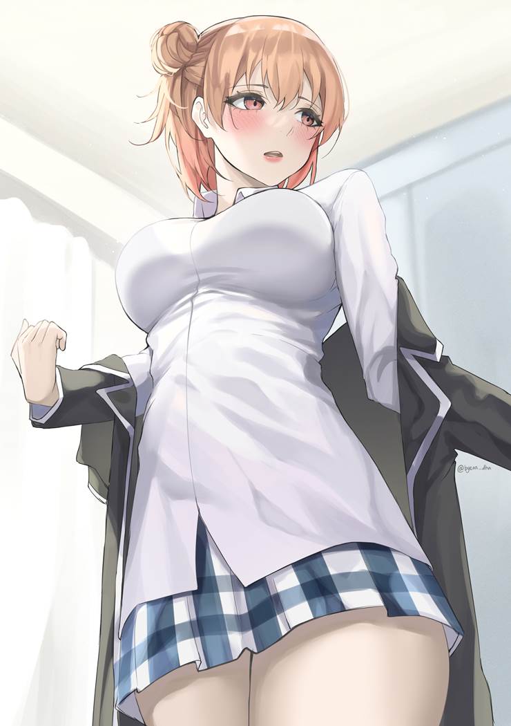 YuiYuigahama插画师ByeonDha的由比滨结衣插画图片 BoBoPic