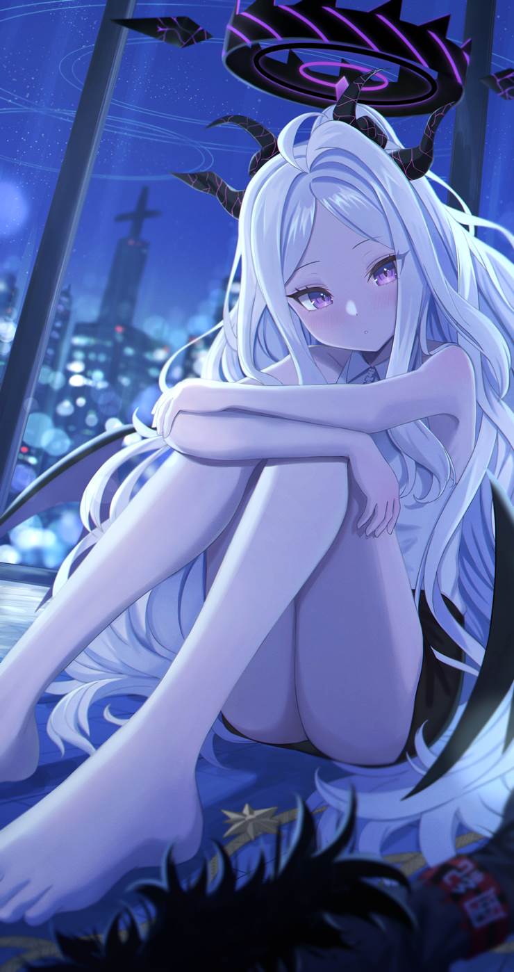 Blue Archive, Sorasaki Hina, barefoot