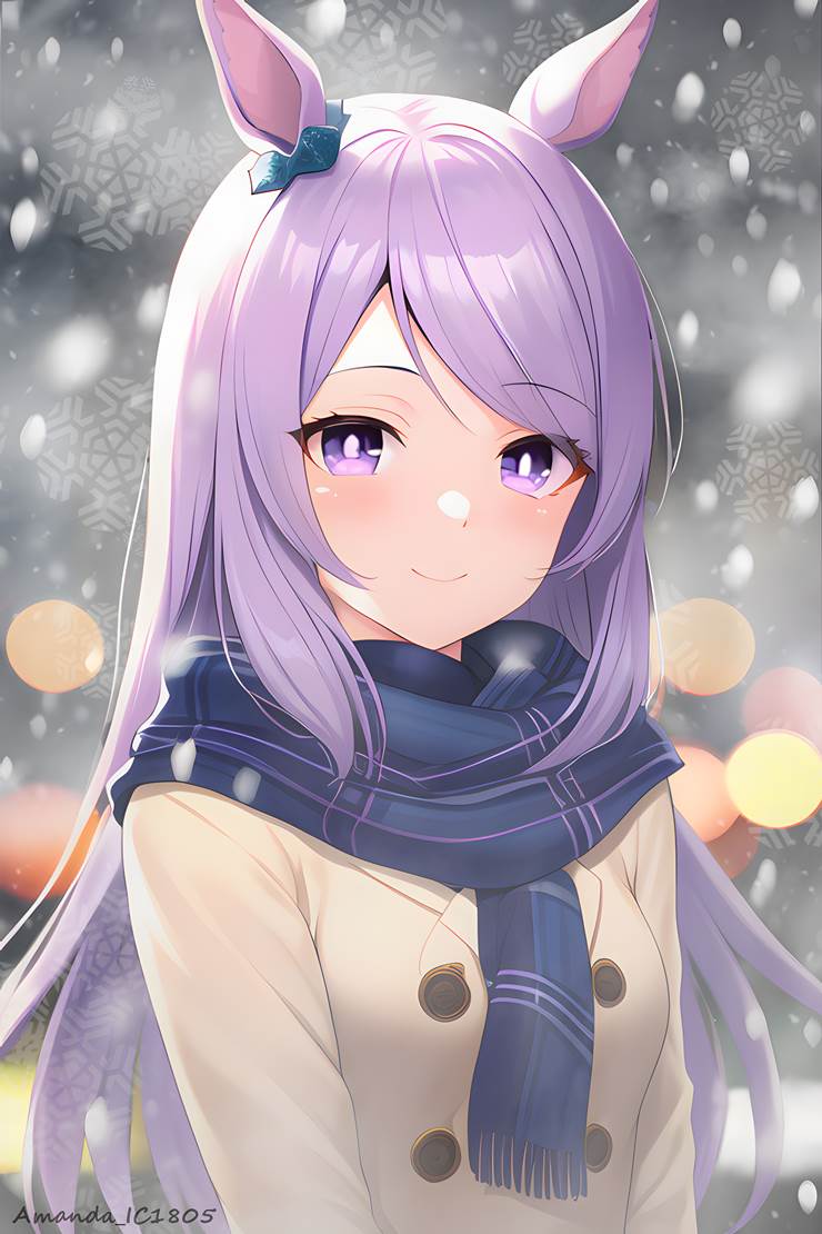 目白麦昆, 目白麦昆（赛马娘）, winter, 马娘, winter clothes, snow