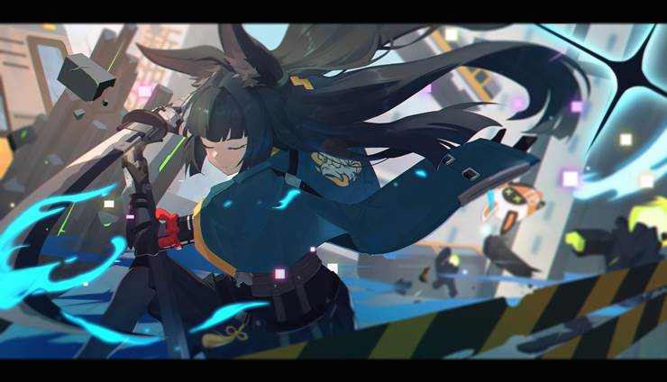 doujin, girl, Zenless Zone Zero, Miyabi Hoshimi