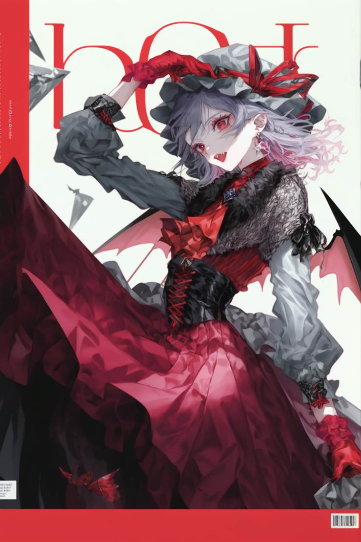 Touhou, remilia scarlet, Touhou Project, AI Illustration