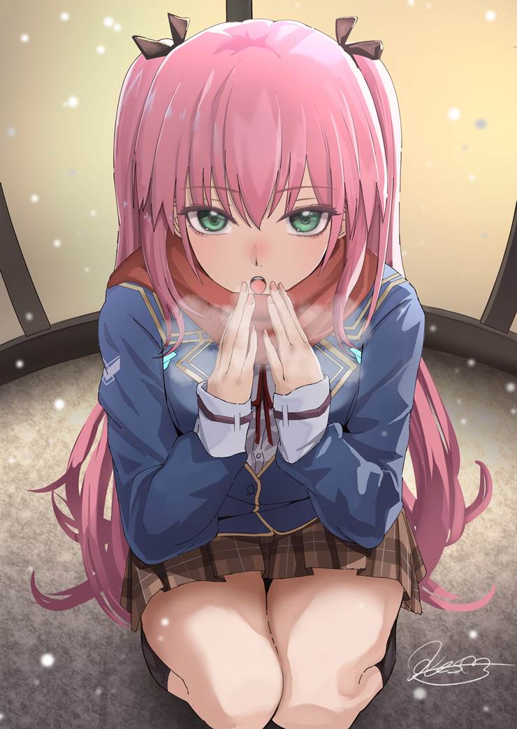 《绯染天空 HEAVEN BURNS RED》逢川惠插画图片 BoBoPic