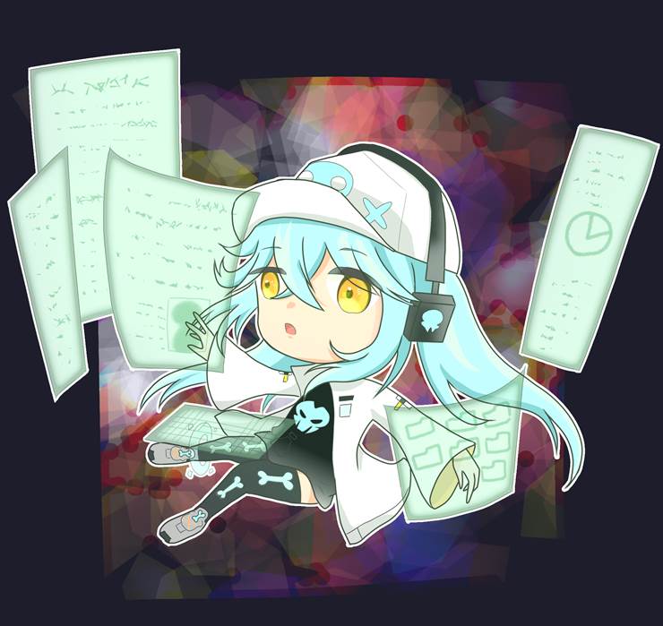 MDR（少女前线）, Project Neural Cloud, 少女前线, 安冬妮娜（云图计划）, 「少女前线：云图计划」插画比赛（Q版部门）