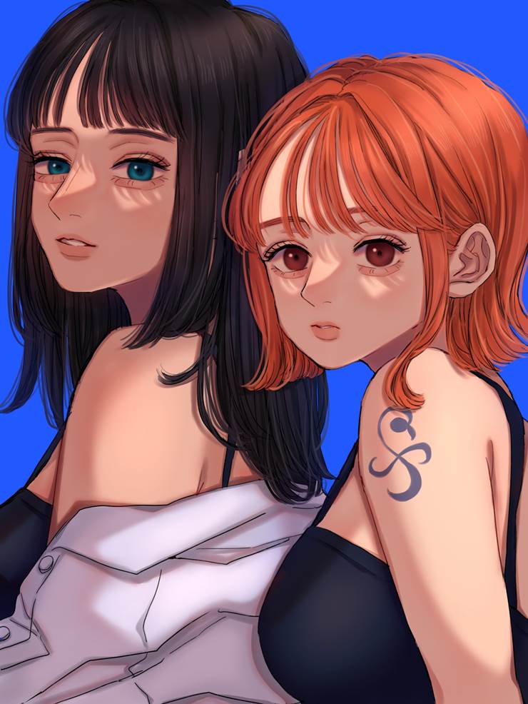 娜美, 妮可·罗宾, One Piece 500+ bookmarks, Nami/Nico