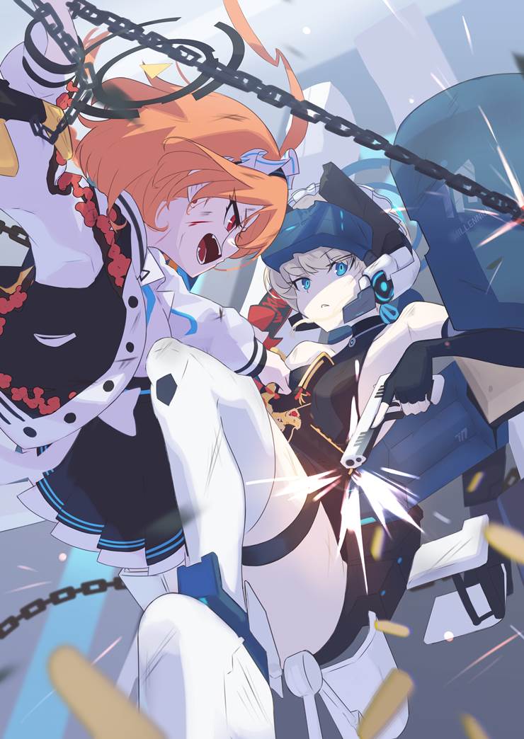 Blue Archive, Mikan Neru, Asuma Toki, Abi-Eshuh, Blue Archive 1000+ users, exosuit