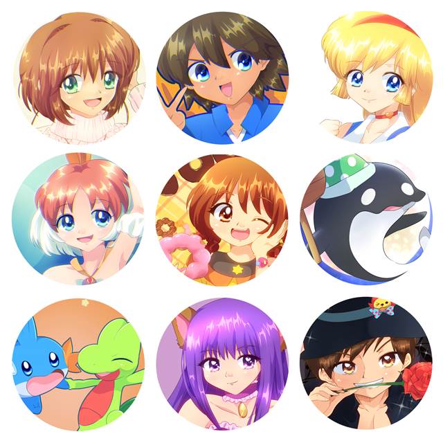 Delicious Party♡PreCure, 闪电十一人, 精灵宝可梦, princess tutu, Cutie Honey Flash, 魔卡少女樱, Tokyo Mew Mew, Yoshi