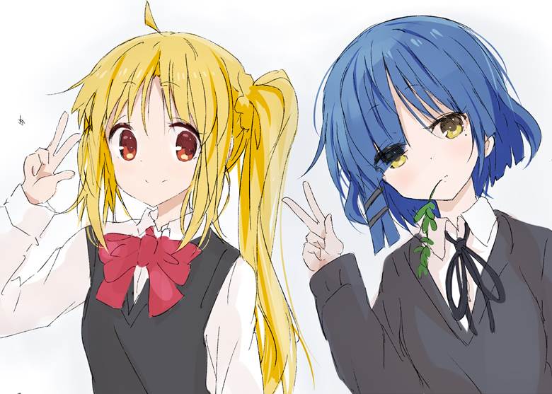 小傻瓜! 涂鸦|插画师CORE的《孤独摇滚》伊地知虹夏插画图片