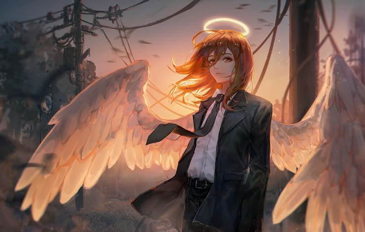Angel Devil|插画师Zieru的天使恶魔插画图片