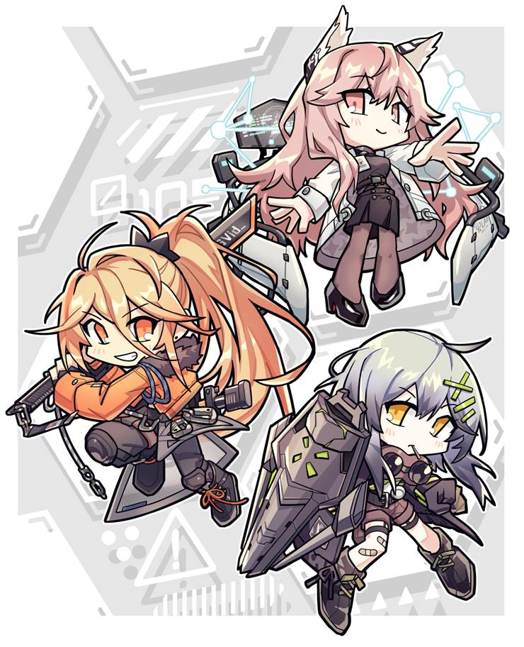 苏尔（云图计划）, 帕斯卡（云图计划）, 克罗琦（云图计划）, 「少女前线：云图计划」插画比赛（Q版部门）, 少女前线