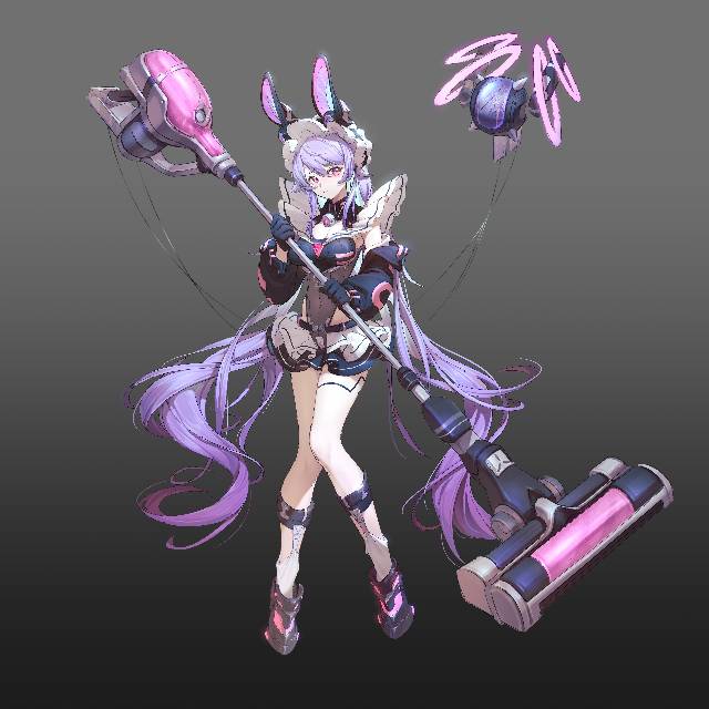 一张女仆,练习,小女孩,女孩绘画图片