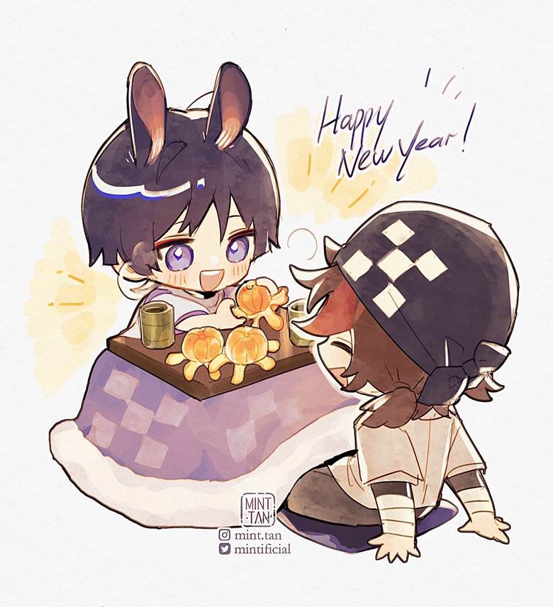 Genshin Impact, Scaramouche, Wanderer (Genshin Impact), happy new year