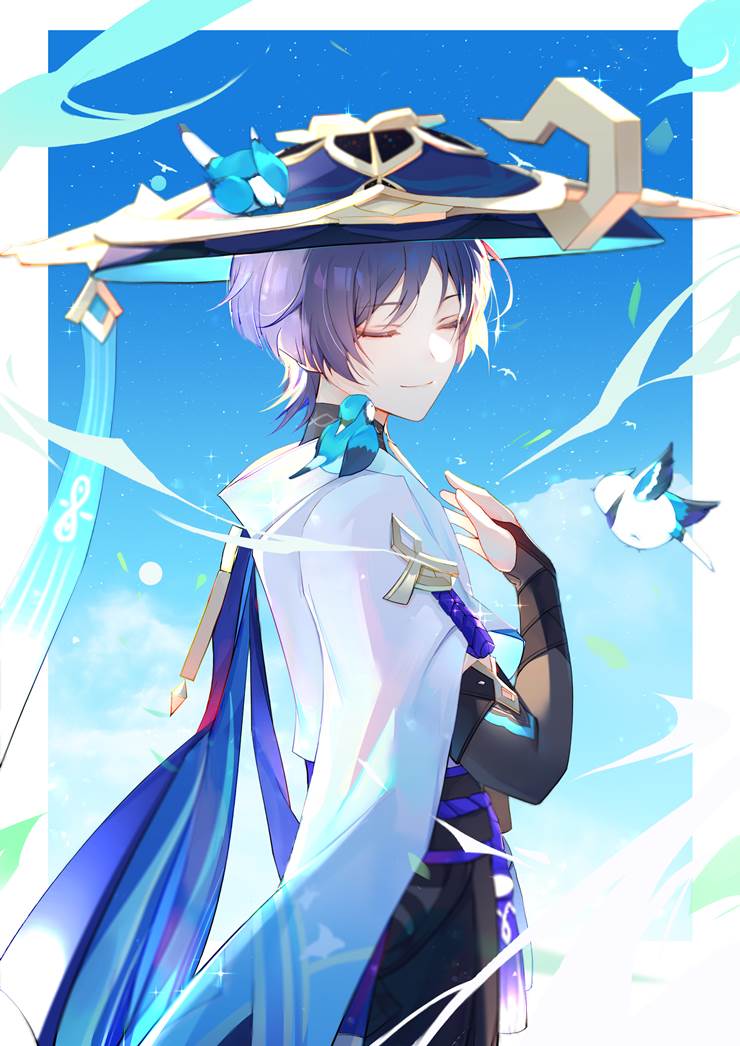 Genshin Impact, Jäger, 散兵, doujin, wanderer, 原神1000收藏