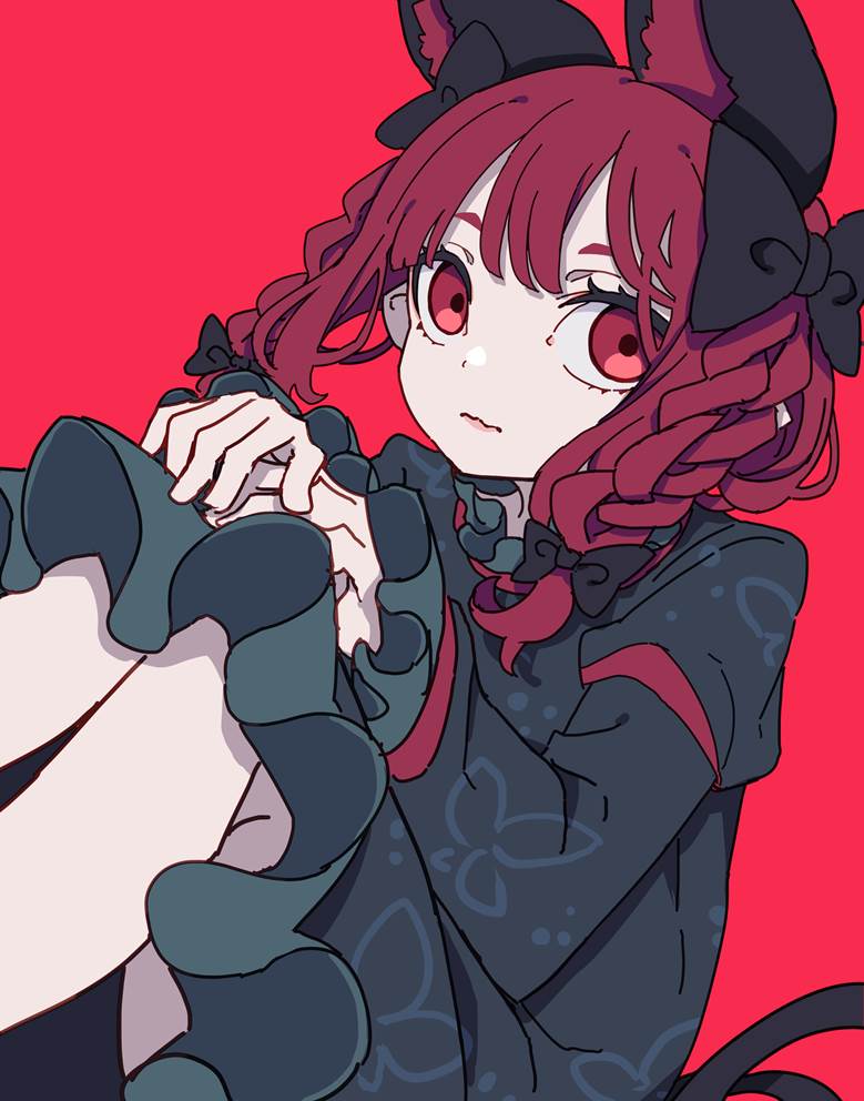 东方, 东方Project, 火焰猫燐, drawn in 1 hour at night, Legs of Touhou girls, 东方project1000收藏