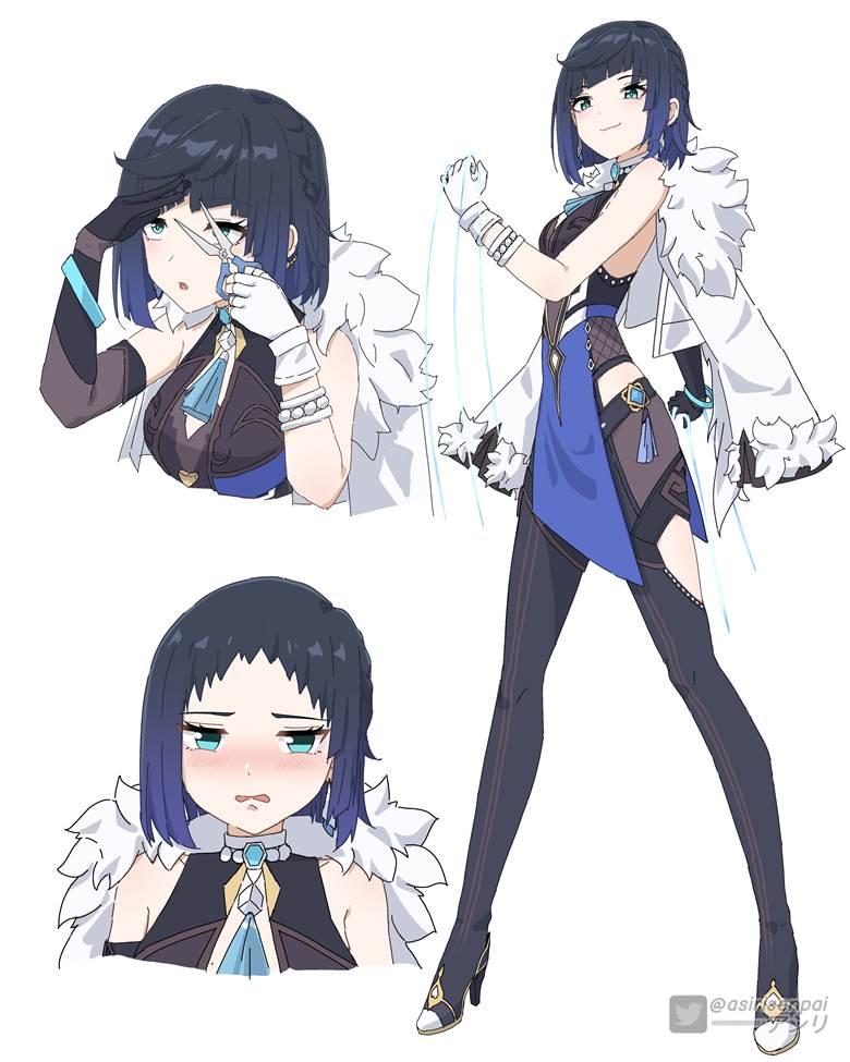 Genshin Impact, Yelan, Genshin Impact 1000+ bookmarks